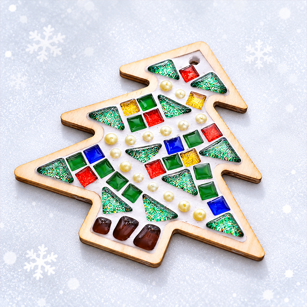 🎄Christmas DIY Mosaic Coaster Kit