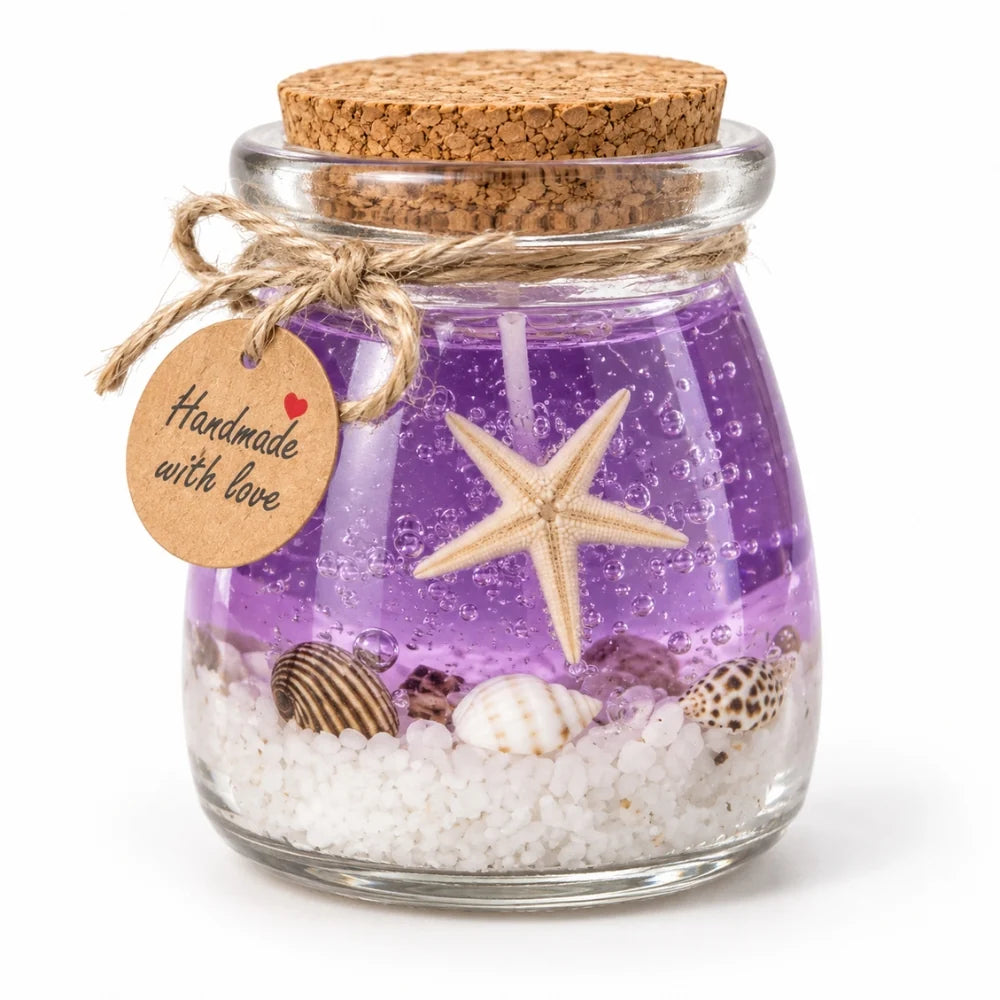 🪸 Ocean Serenity Candle 🐚 | Coastal-Inspired Decorative Candle
