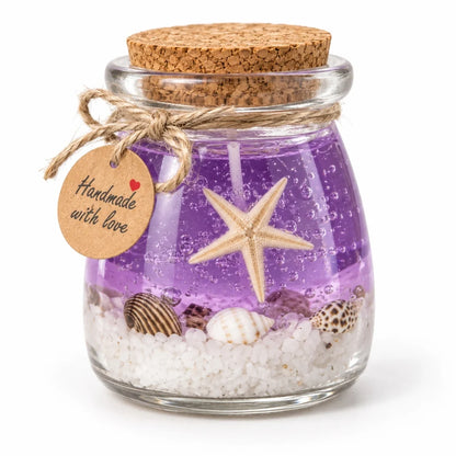 🪸 Ocean Serenity Candle 🐚 | Coastal-Inspired Decorative Candle