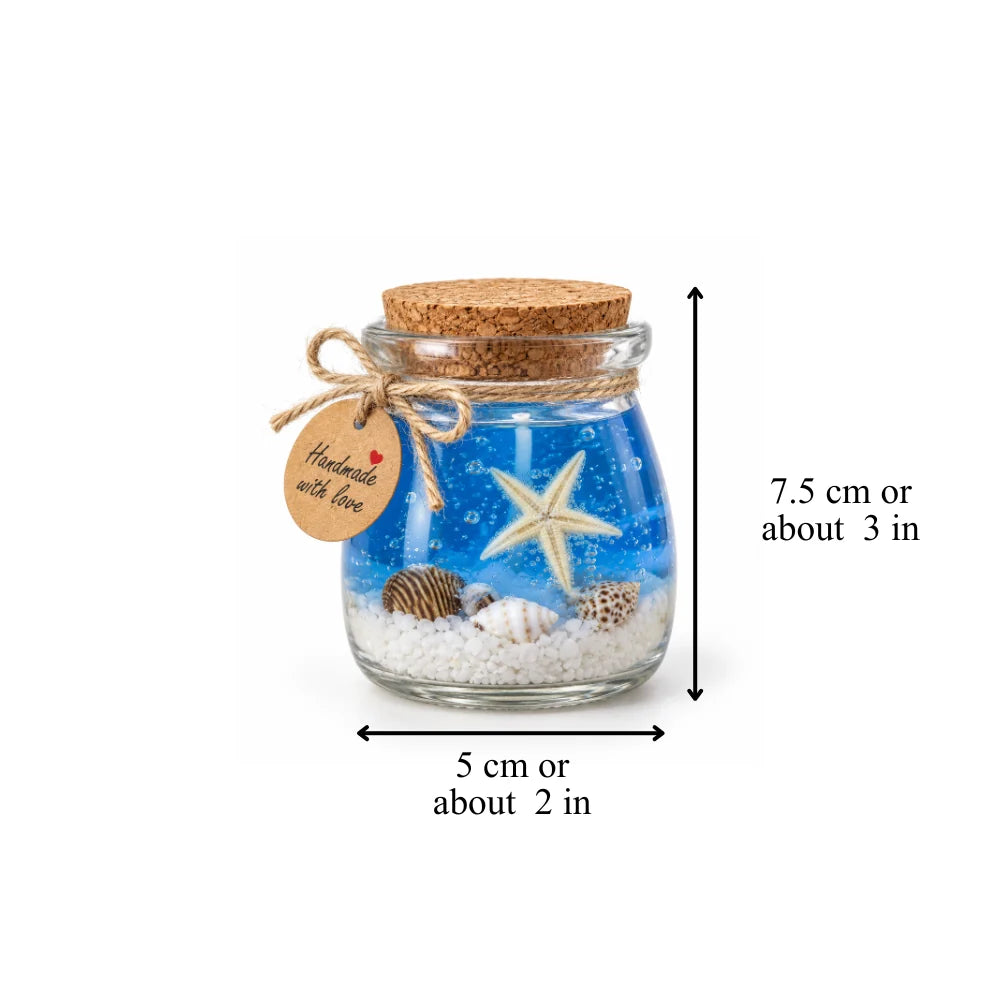 🪸 Ocean Serenity Candle 🐚 | Coastal-Inspired Decorative Candle