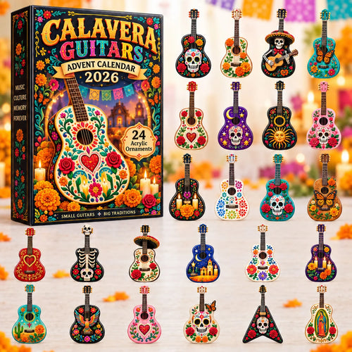 💀🎸 DAY OF THE DEAD KICKOFF 49% OFF - Calavera Guitars Advent Calendar 2026💀🎸