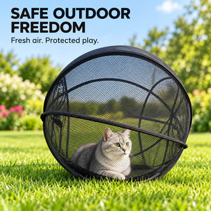 🐱🌿Pop Up cat Playpen -Portable Qutdoor cat Enclosure with Breathable Mesh