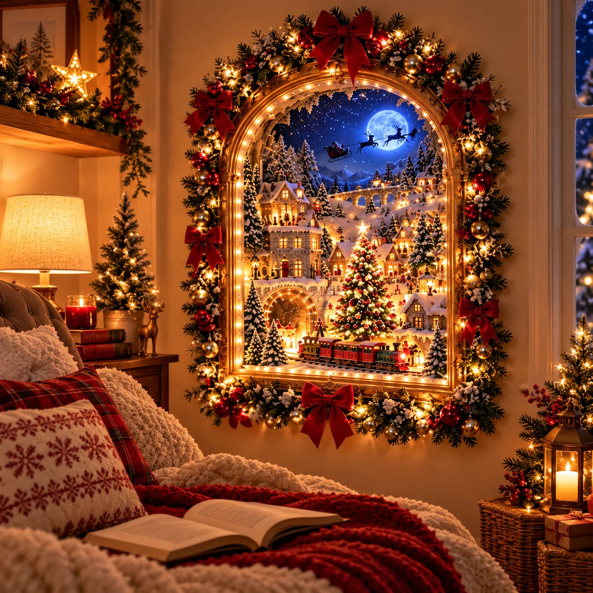 🎄 The Christmas Portal – Magical Animated Christmas Village