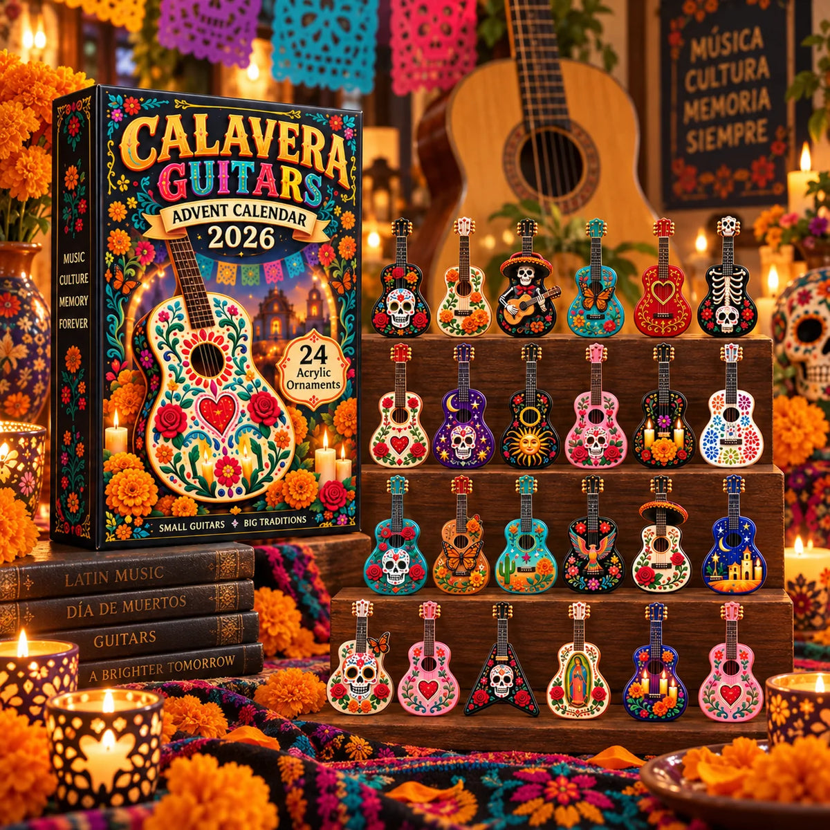 💀🎸 DAY OF THE DEAD KICKOFF 49% OFF - Calavera Guitars Advent Calendar 2026💀🎸