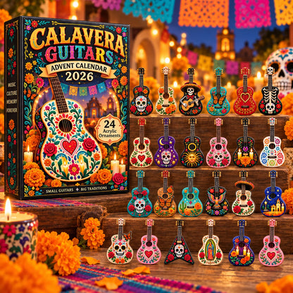 💀🎸 DAY OF THE DEAD KICKOFF 49% OFF - Calavera Guitars Advent Calendar 2026💀🎸