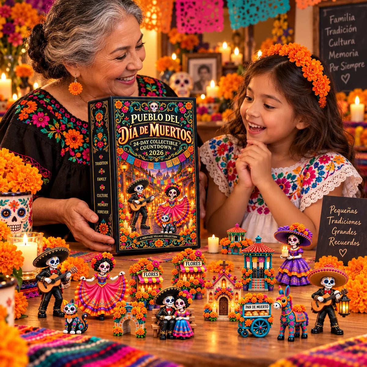 🔥DAY OF THE DEAD KICKOFF 49% OFF - 💀Day of the Dead Village Advent Calendar 2026🎁