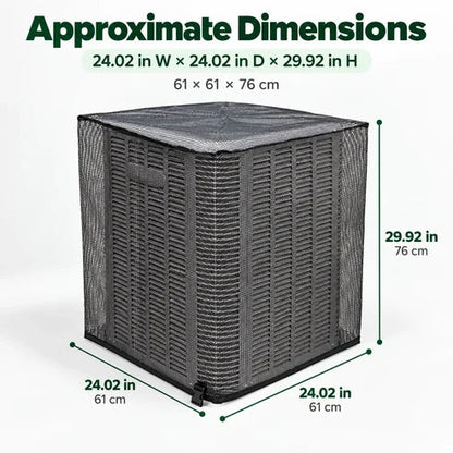 ❄️ Heavy-Duty Mesh AC Cover — Reliable Outdoor Protection in Every Season