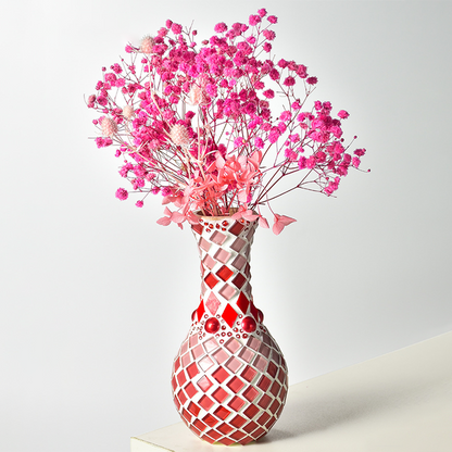🎨 DIY Mosaic Vase Kit – Create Your Own Colorful Handmade Vase