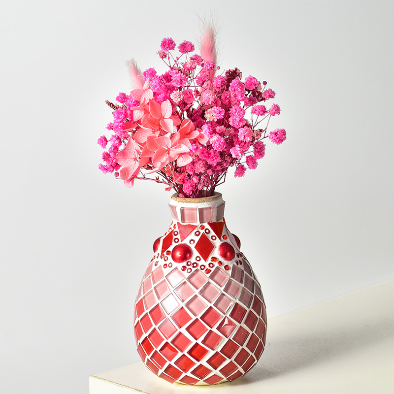 🎨 DIY Mosaic Vase Kit – Create Your Own Colorful Handmade Vase