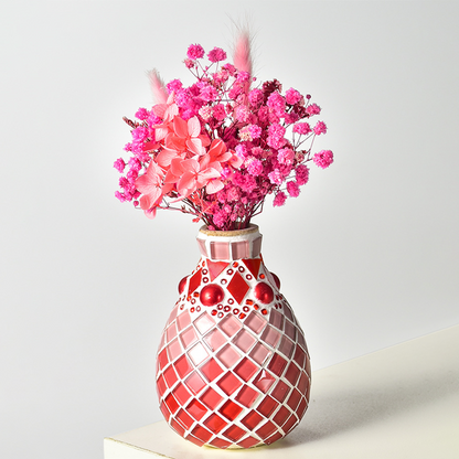 🎨 DIY Mosaic Vase Kit – Create Your Own Colorful Handmade Vase