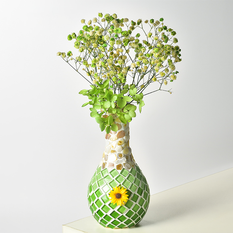 🎨 DIY Mosaic Vase Kit – Create Your Own Colorful Handmade Vase