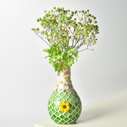 🎨 DIY Mosaic Vase Kit – Create Your Own Colorful Handmade Vase