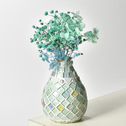 🎨 DIY Mosaic Vase Kit – Create Your Own Colorful Handmade Vase