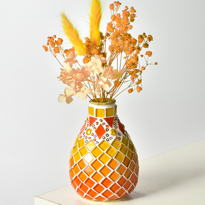 🎨 DIY Mosaic Vase Kit – Create Your Own Colorful Handmade Vase