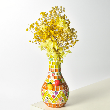 🎨 DIY Mosaic Vase Kit – Create Your Own Colorful Handmade Vase