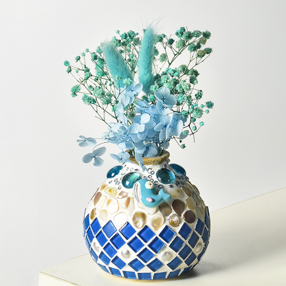 🎨 DIY Mosaic Vase Kit – Create Your Own Colorful Handmade Vase
