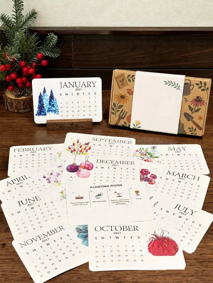 ✨🏆Early Holiday Sale 49% Off 🌱 Eco-Friendly Plantable “Timeless” Seed Calendar 2027