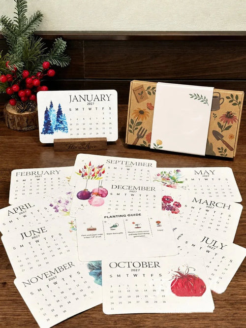 ✨🏆Early Holiday Sale 49% Off 🌱 Eco-Friendly Plantable “Timeless” Seed Calendar 2027