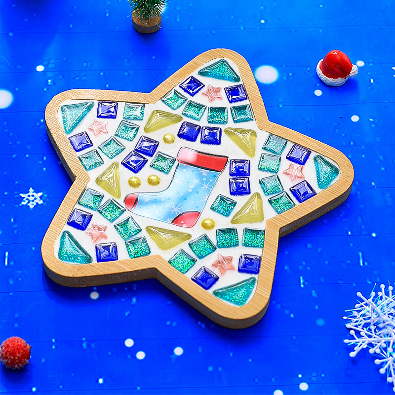 🎁🎅 Christmas DIY Mosaic Coaster Kit