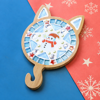 Cat-Shaped Snowman