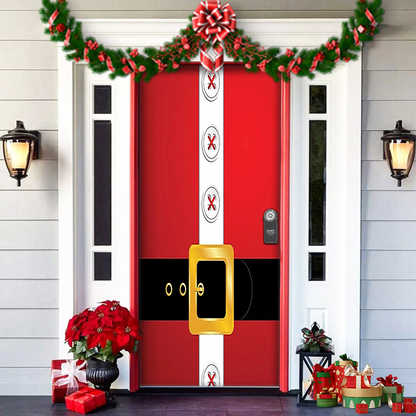 🎄🎅 Christmas Door Cover – Instant Holiday Cheer!