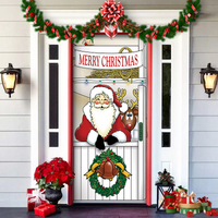 Santa & Wreath