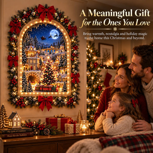 🏠✨ Animated Christmas Village — A Magical Holiday Display