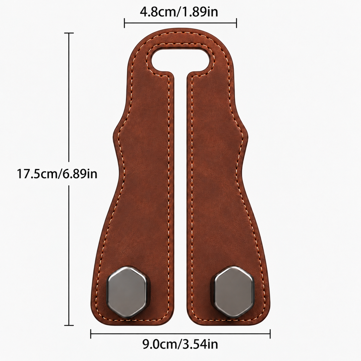 Suede Leather Car Seat Hook