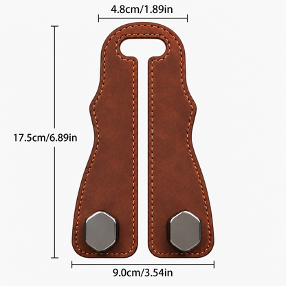 Suede Leather Car Seat Hook