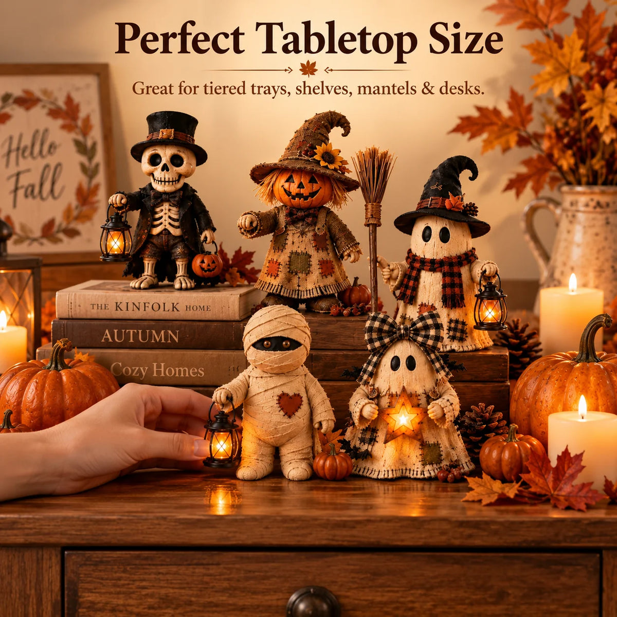 🎃✨ Halloween Monster Lanterns — 5 Spooky-Cute Styles