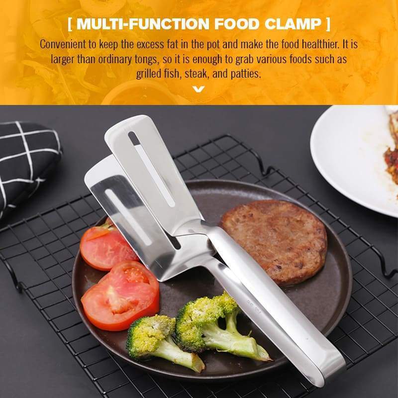 🥩🔧 3-in-1 Kitchen Cooking Tool — Grip, Flip & Scrape