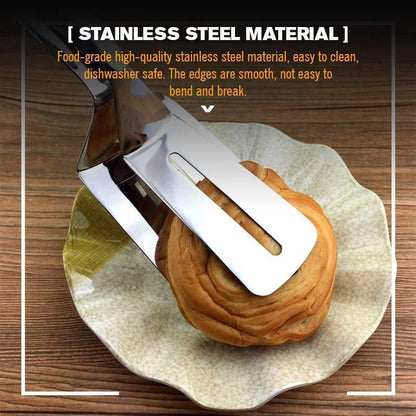 🥩🔧 3-in-1 Kitchen Cooking Tool — Grip, Flip & Scrape