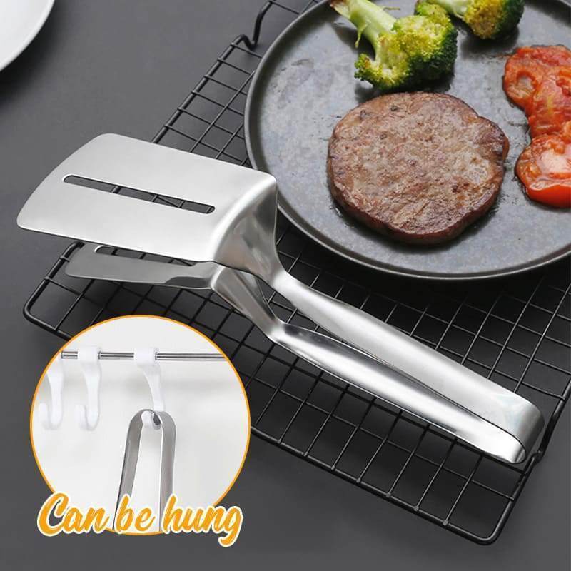 🥩🔧 3-in-1 Kitchen Cooking Tool — Grip, Flip & Scrape