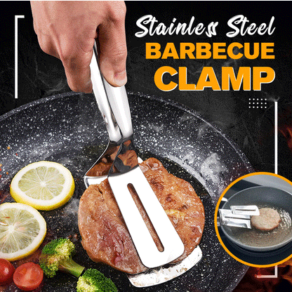 🥩🔧 3-in-1 Kitchen Cooking Tool — Grip, Flip & Scrape
