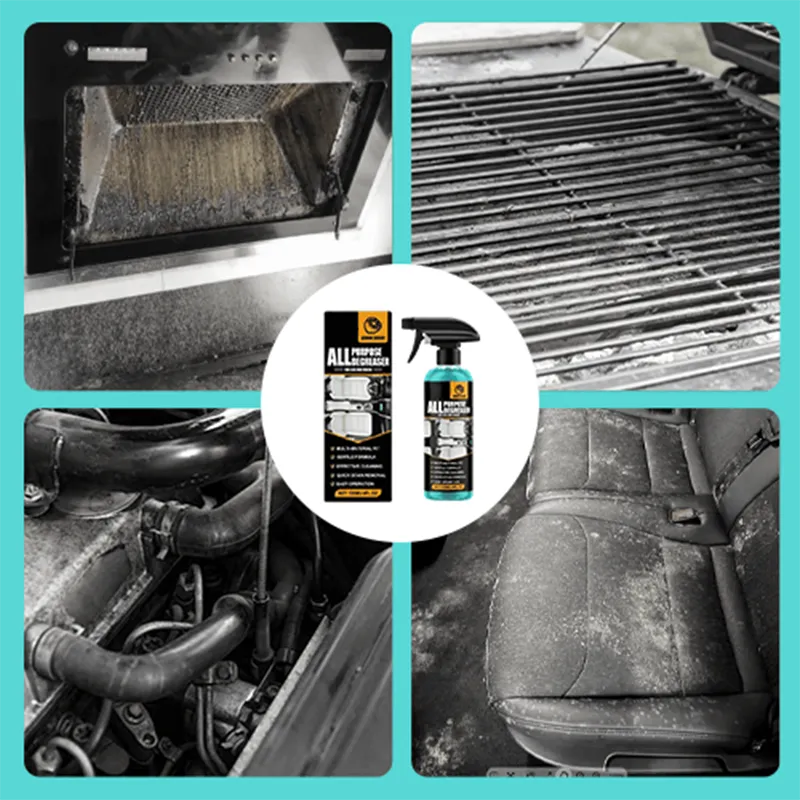 🚗 Multi-Purpose Foam Degreaser Spray – Removes Tough Grease In Seconds✨