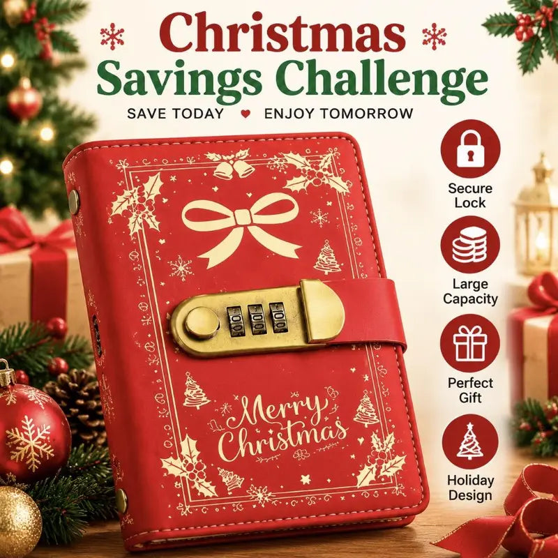💰 A6 Savings Binder with Password Lock — Keep Your Money Organized & Secure
