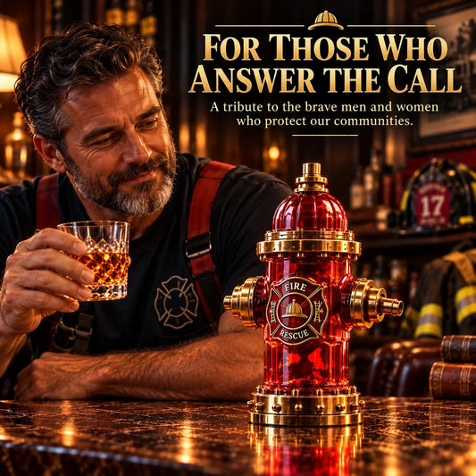 🔥HOT SALE🔥 Firefighter Tribute Whiskey Decanter