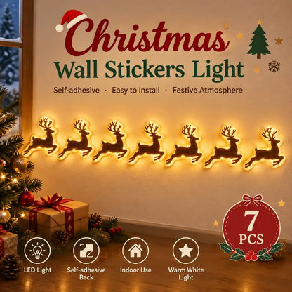 🎄🌟 Christmas LED Wall Décor — Light Up Your Holiday Magic!