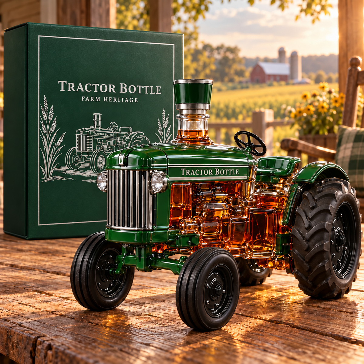 🚜 Farm Heritage Tractor Collector’s Bottle