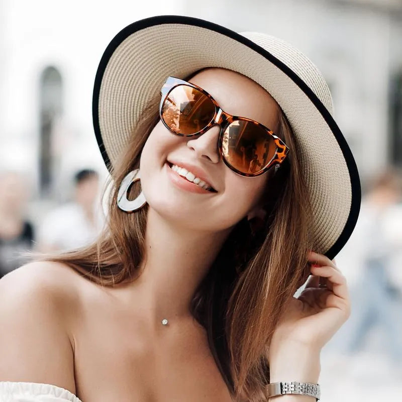 🔥😎2026 New Polarized UV400 Protection Trendy Round Cat-eye Sunglasses 🕶️