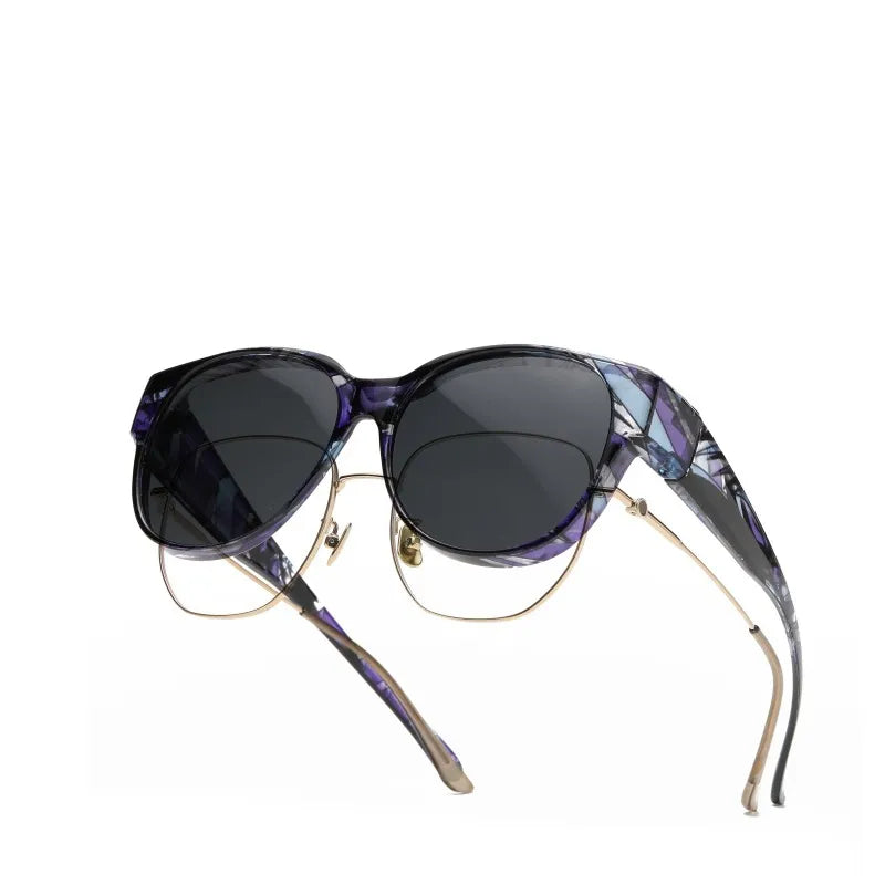 🔥😎2026 New Polarized UV400 Protection Trendy Round Cat-eye Sunglasses 🕶️