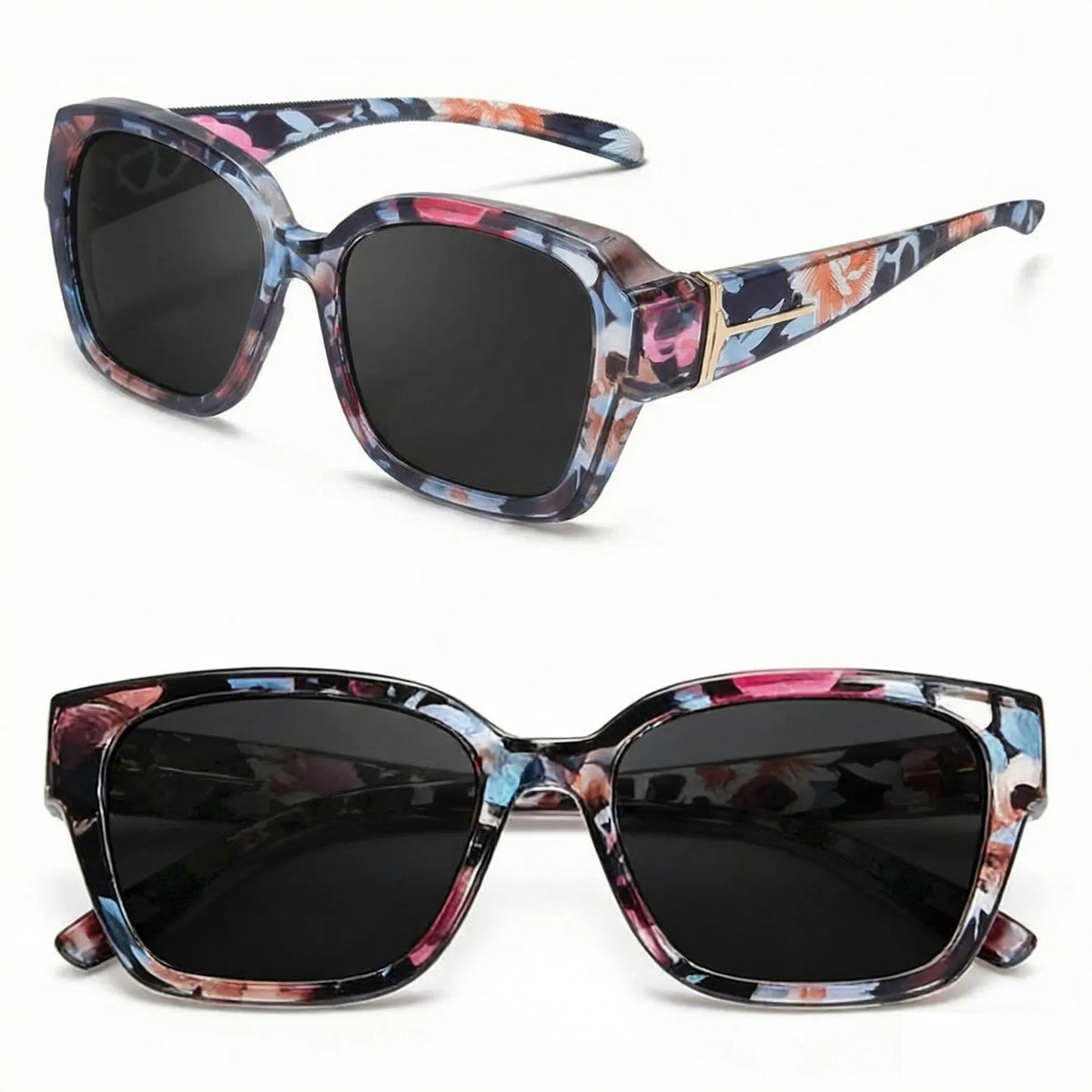 🔥😎2026 New Polarized UV400 Protection Trendy Round Cat-eye Sunglasses 🕶️