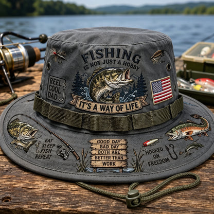 Last Day Promo: 49% OFF 🎣 Fishing Is a Way of Life Boonie Hat