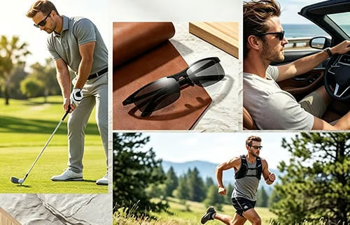 🕶️Photochromic Sunglasses with Anti-glare Polarized Lens🌞