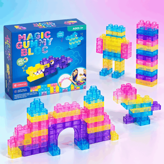 Squishy Building Blocks 40PCS Stress Relief Set