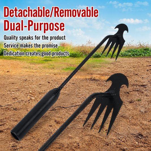 🌿 Deep-Grip Weed Puller – Fast Root Removal & Soil Cultivation