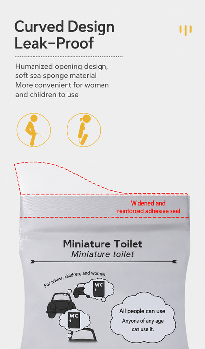 🔥 2026 Travel Essential 🚗 700ml Portable Emergency Urinal Bags – Disposable, Leak-Proof & Unisex Outdoor Relief