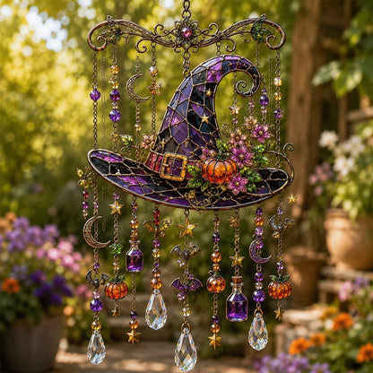 🎃 Halloween-Themed Crystal Wind Chime