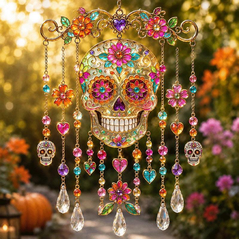 🎃 Halloween-Themed Crystal Wind Chime