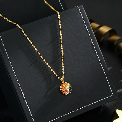 🎆 Luxury Firework Earrings and Necklace💎 Timeless Sparkle, Everyday Glamour